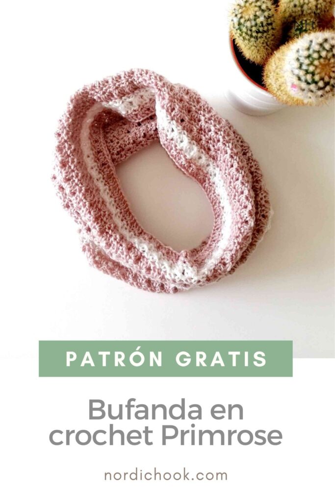 Bufanda en crochet Primrose