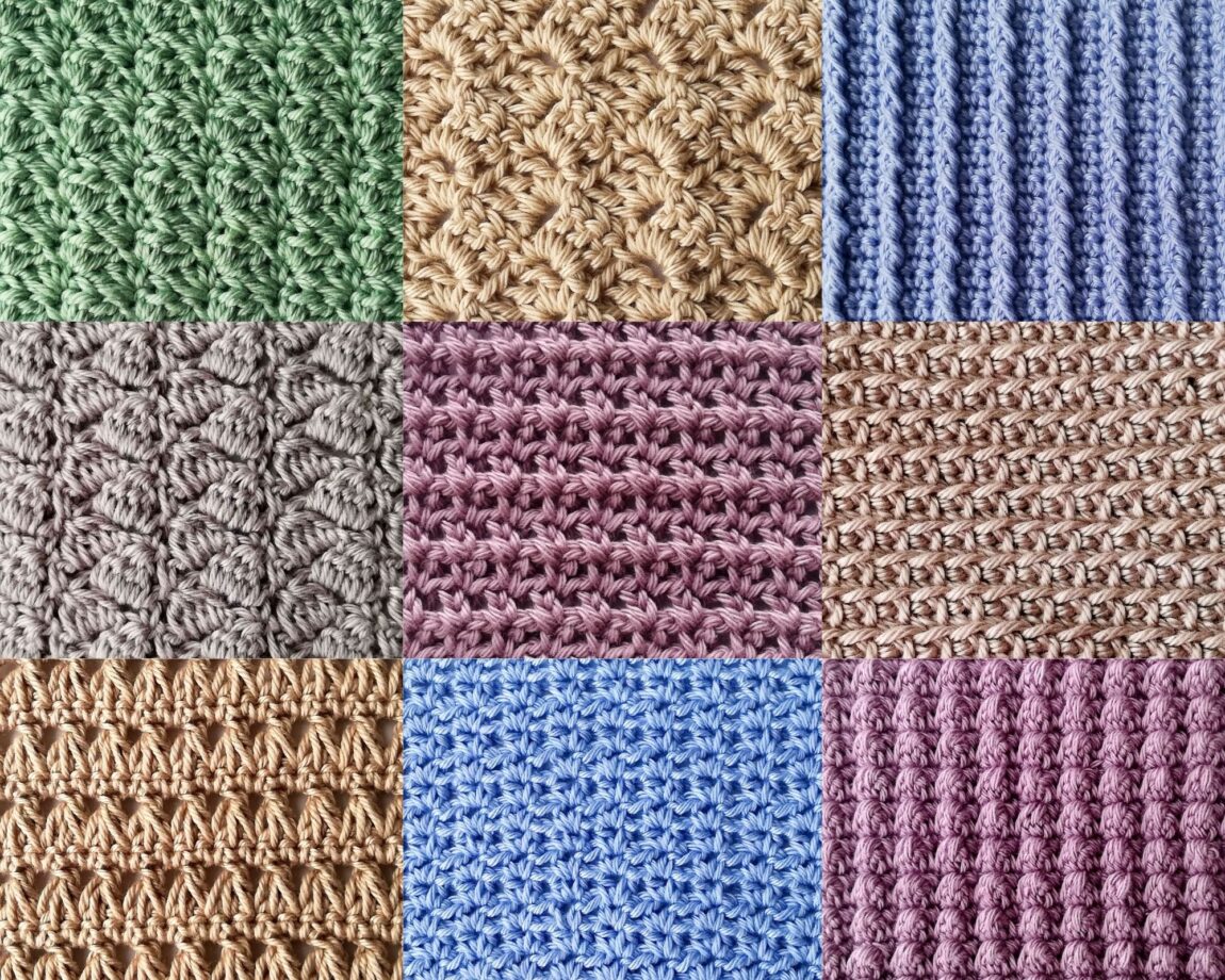 30 hermosos punto de crochet