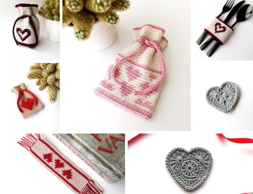 7 patrones de crochet sencillos para el Día de San Valentín