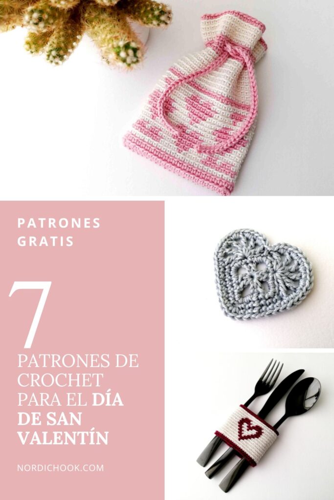 Patrones gratis: 7 patrones de crochet sencillos para el Día de San Valentín