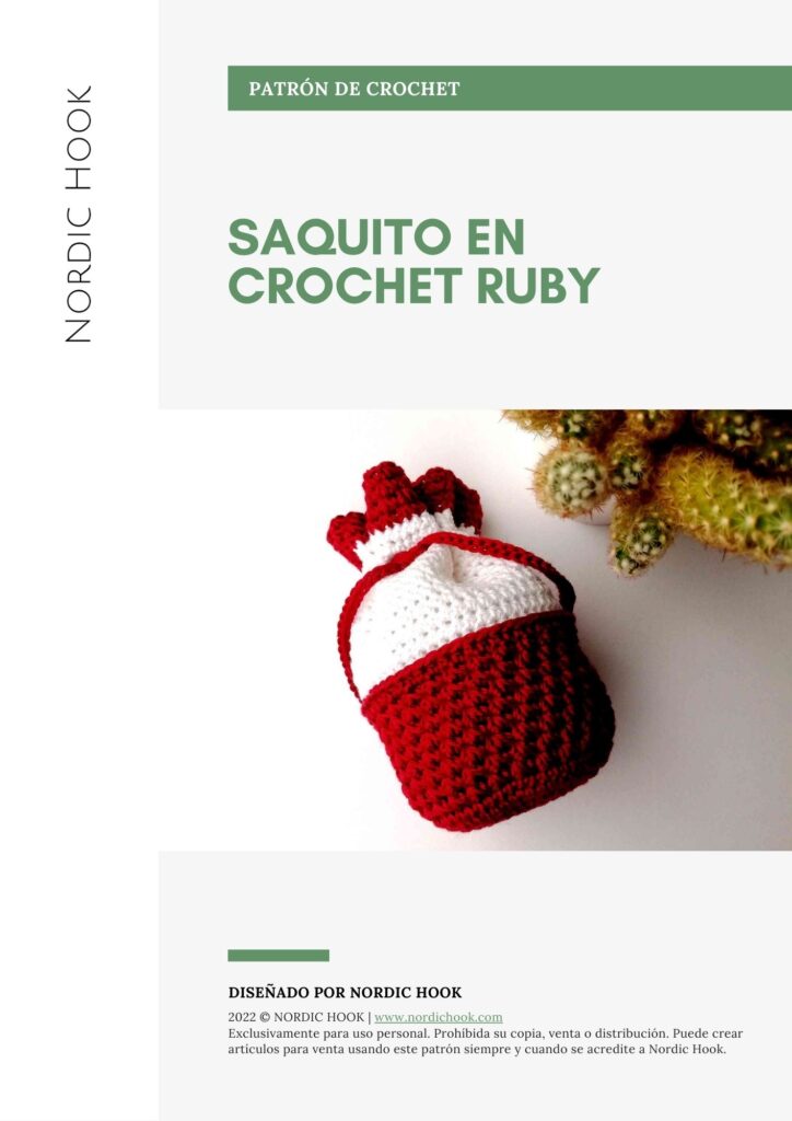 PDF: Saquito en crochet Ruby